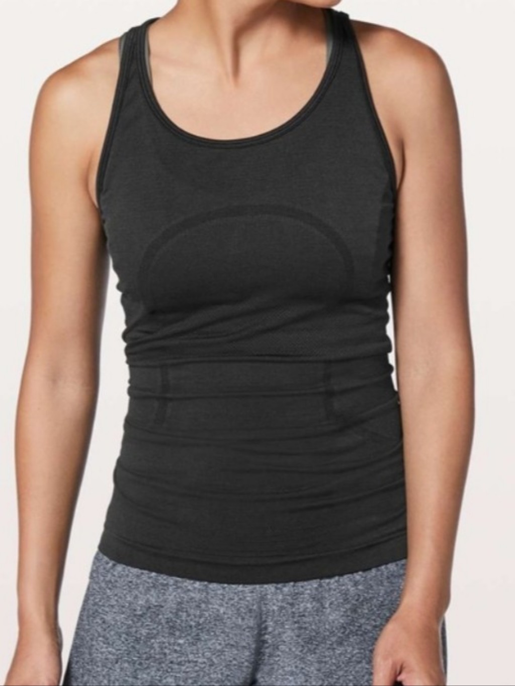 Lululemon Black Shiftly Tech Razor Black Tank Top Size 4